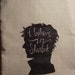 I Believe In Sherlock Holmes Silhouette tote bag