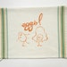 Eggs and Bacon Breakfast Tea Dish Towel set for the kitchen