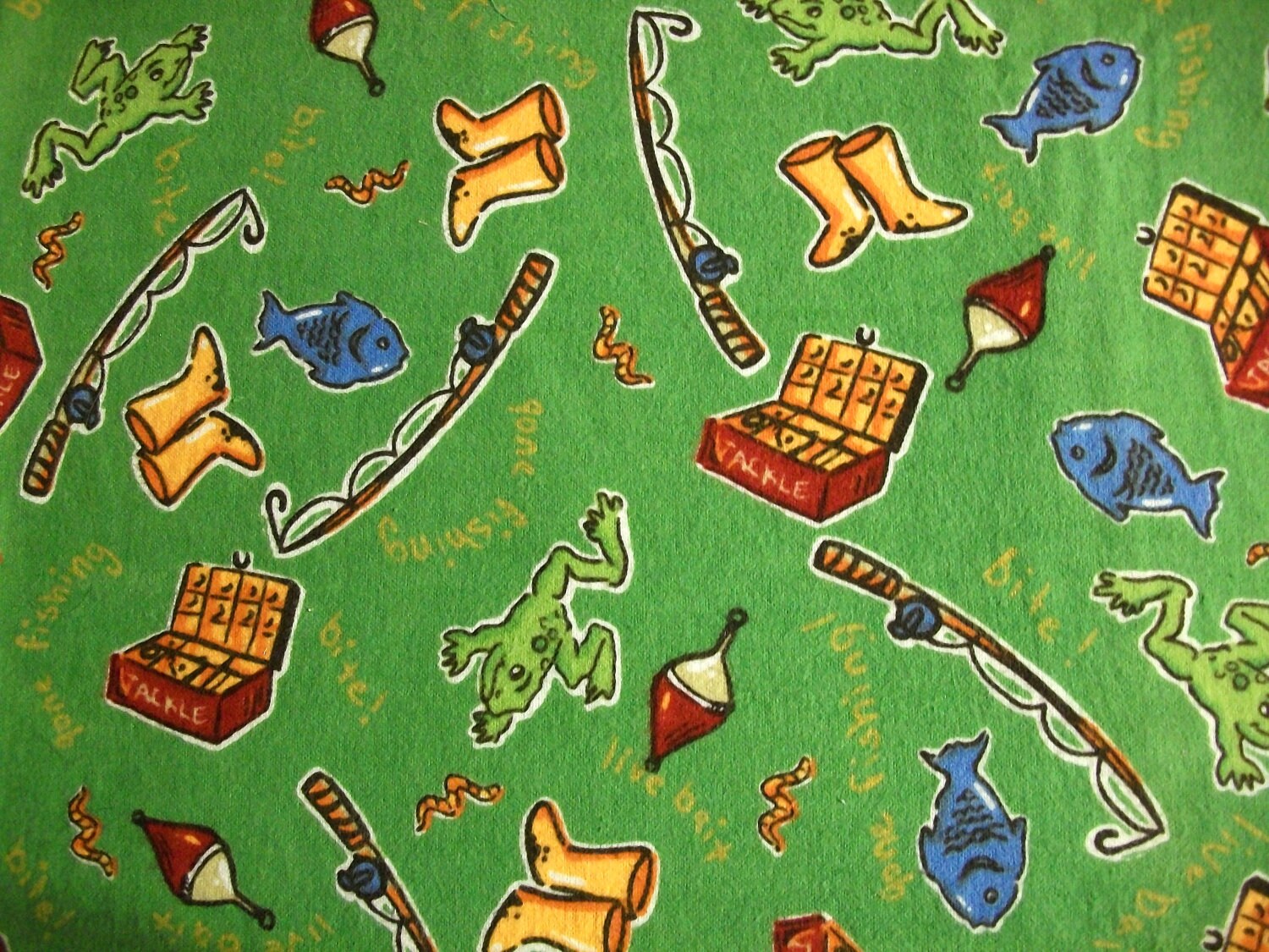 Fishing Flannel BTHY Great fabric for Boys