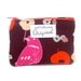 Flower Bed Brown Bird Coin Purse Ladies Wallet