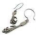 ParaNorman Zombie Earrings - Hand Cut Sterling Silver