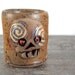 Skully Double Shot - Butternut, Yellow, and Purple with Spirals