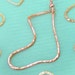 Hammered Copper Sock Stitch Marker Keeper / Pendant