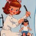 Vintage To A Dear Daughter On Her Birthday Greetings Card (B2)