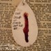One Drop Of Blood Just For Me Necklace By Ugly Shyla as seen on regretsy Menstrual art
