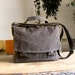 Messenger no.4 for iPads - in Brown waxed canvas