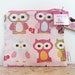 The Owl ICKY Bag petite - WETBAG - wet bag waterproof gym sports cloth diaper pouch zipper snap handle baby gift gear
