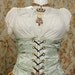 Waist 33 to 35 Cool Mint Wench Corset - Last of Fabric