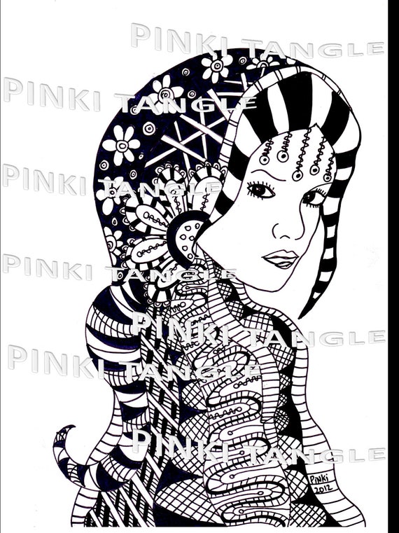 Zentangle by MIRAKRIS on Etsy