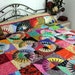 Queen Bed Quilt NEW YORK BEAUTY Scrappy Traditional Bright Modern Bedding