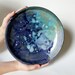 Galaxy Blue // One Speckled Shallow Bowl // Trio of Blues