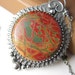 RESERVED FINAL PAYMENT - Cherry Creek and Tropical Plants Necklace - Sterling SIlver and Jasper
