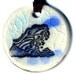 Waves Ceramic Necklace in Blues