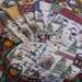 RESERVED for Kirstynn7 !! - Handmade Christmas Stockings - Snowman Village - Country Prints