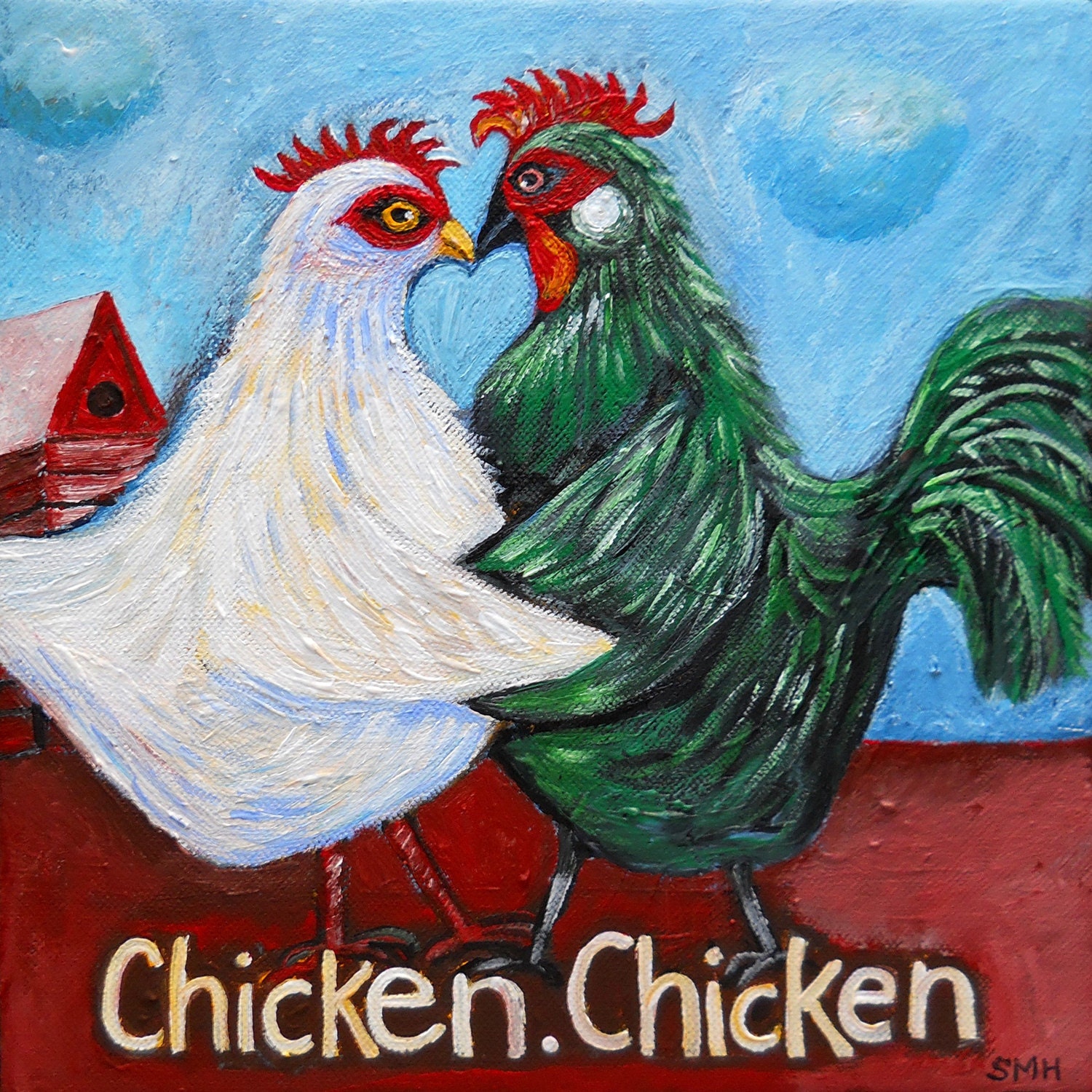 Chicken. Chicken Art Print