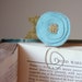 Blue Posy Bookmark