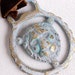 I Am Not Lion- Painted Vintage English Saddle Charm