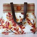 Birds and Foliage Handbag / Jute Webbing