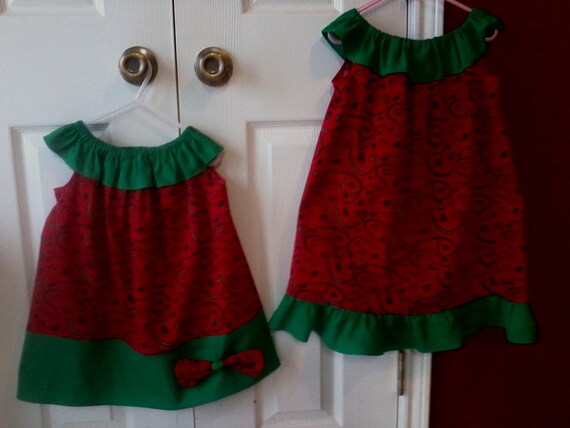 matching christmas gowns