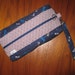 Travel Toiletries or Cosmetic Pouch Dragonfly Design Japanese Asian Fabrics with Wrist Strap