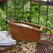 Vintage Wicker Wine Holder Basket