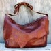 Copper Wine Leather Bag with Rustic Character by Stacy Leigh Ready to Ship