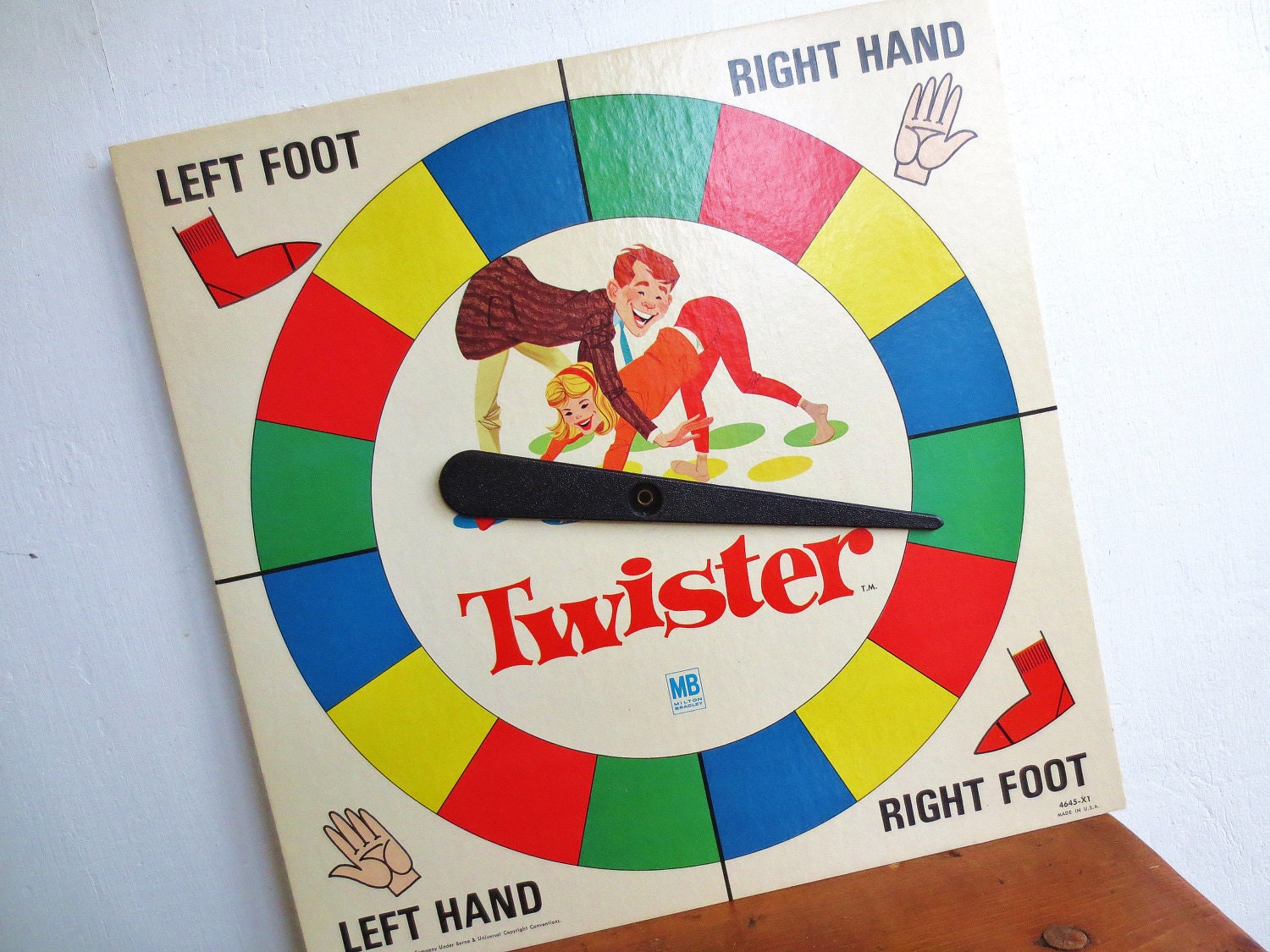 Game Night... Vintage Twister Game Board Mint by InWithTheOld