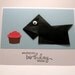 Origami Scottish Terrier Birthday Card