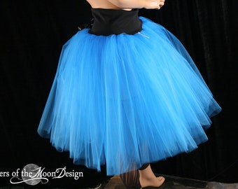 Turquoise Victorian Romance Tutu skirt extra poofy knee length Adult dance costume -- You Choose Size -- Sisters of the Moon
