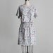 MINI FLORAL DRESS 1990s Vintage Floral Print Mini Dress
