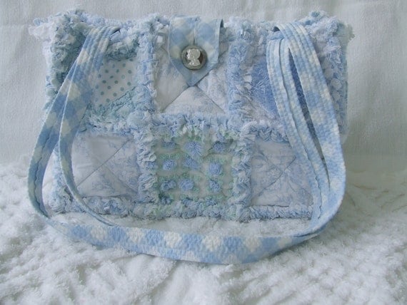 Rag Quilt Purse Tote Diaper Bag Instructions Pattern How To