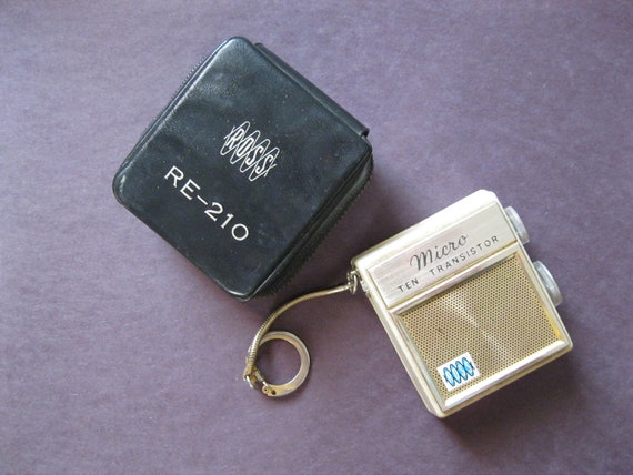 Items similar to Vintage Ross Mini  Ten 10 Transistor  