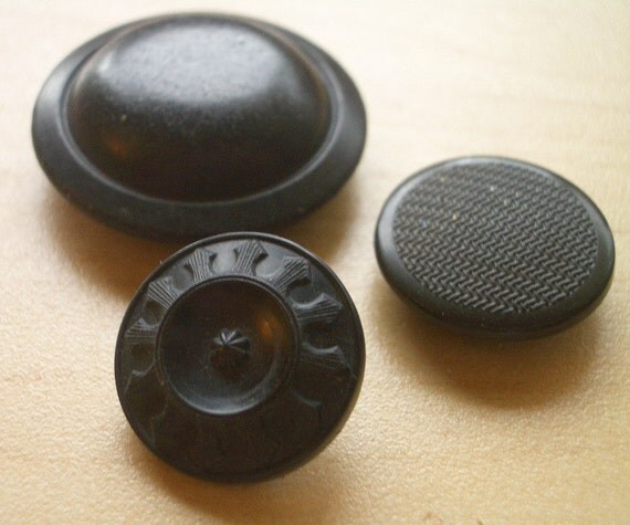 Antique Goodyear Rubber Buttons