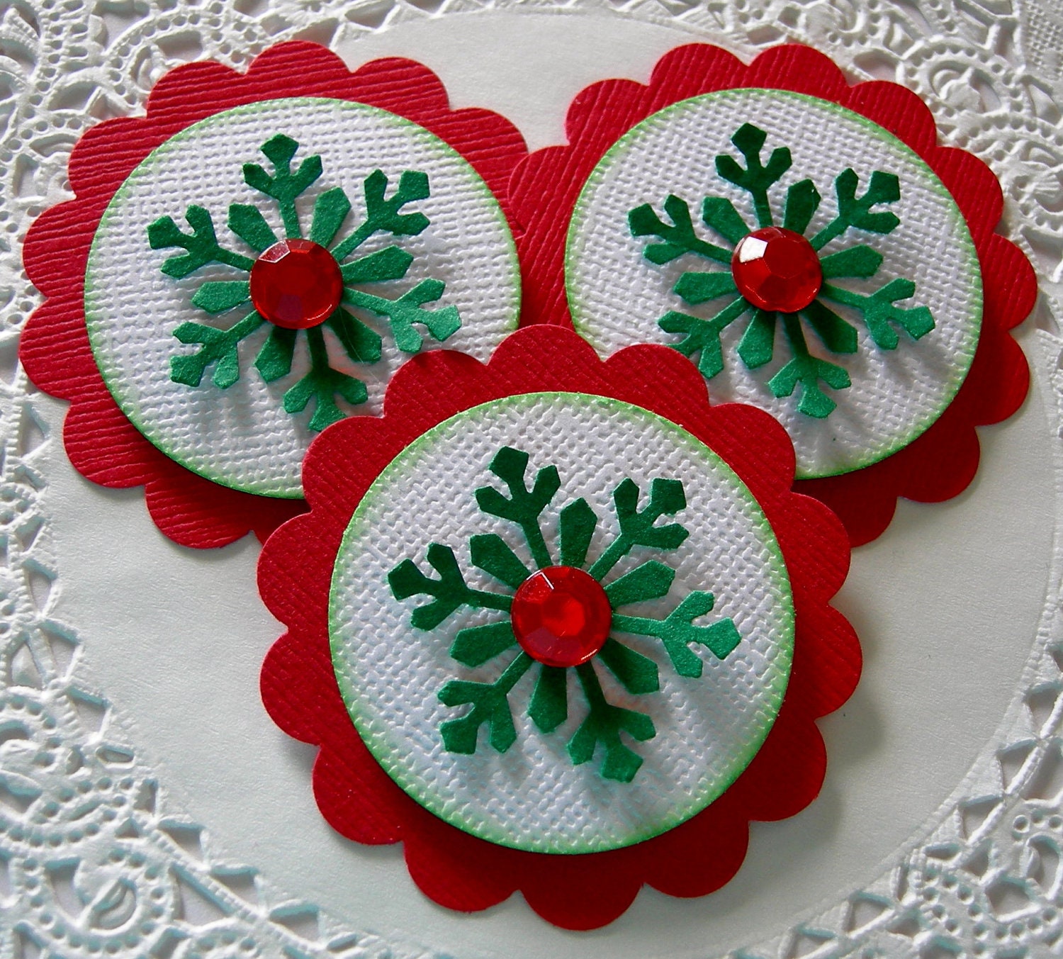 Christmas Snowflake Embellishments