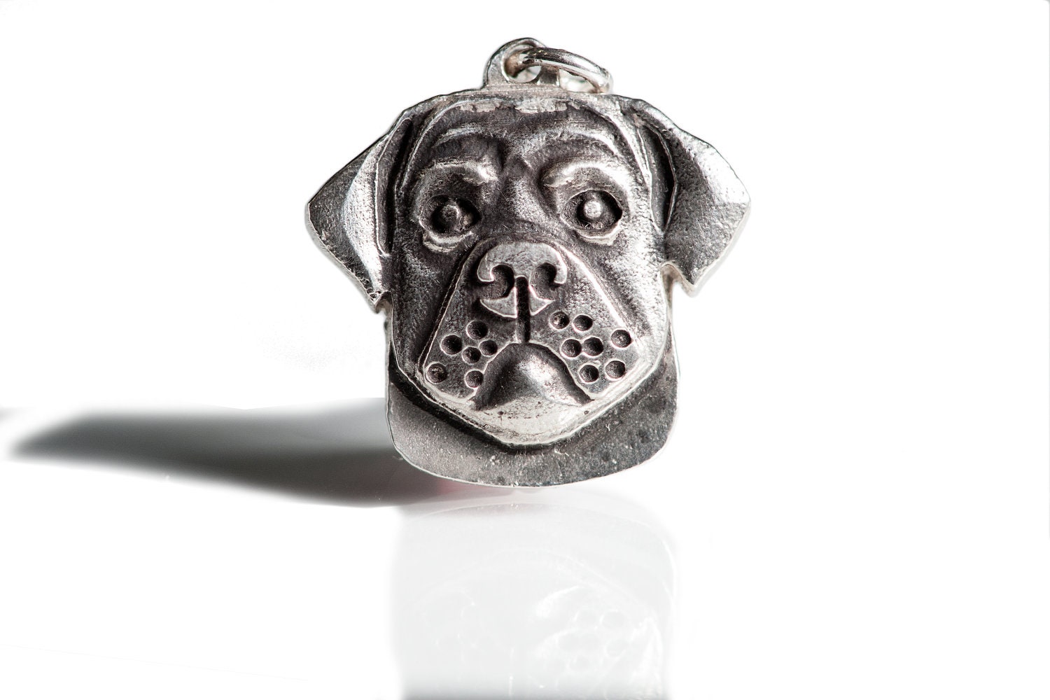 Rottweiler Necklace Jewelry Sterling Silver Dog by rockmyworldinc