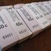 vintage tickets - 1600 - Australian bus tickets - 8 complete books - books blocks booklets - bulk