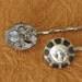 Steampunk Clockworks Hair Clip Vintage Button Moon Hair Clip Bobby Pin