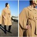 Vintage 60's Long Camel Cape with Belt