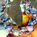 25 Morning Pearl Teardrop Handmade Lampwork Beads - 10mm (22123)