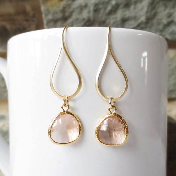 Items similar to Sparkle Dangle Earrings, Drop Earrings, Wedding