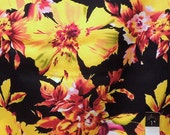 Van Gogh Collection FS19 Etched Gold RAYON CHALLIS Fabric 1 Yard