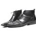 Black Leather Ankle Boots size 9.5