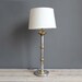Tall Regency Brass & Chrome Lamp