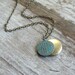 love AMOUR pendant on LOCKET necklace gift idea girlfriend wife