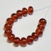 5.3-5.4MM Hessonite Garnet Smooth Rondelle Bead (15)