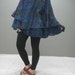 Floral fall poncho (139.1)