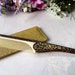 Vintage Purse Comb Folding Rat Tail and Gold Lame Fabric Compact Case c. 1960's