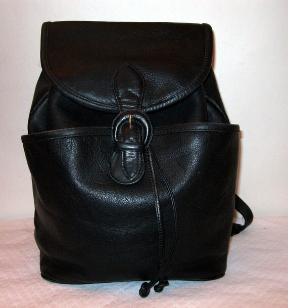 boulder ridge leather backpack