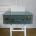 Suitcase Luggage Blue Vintage