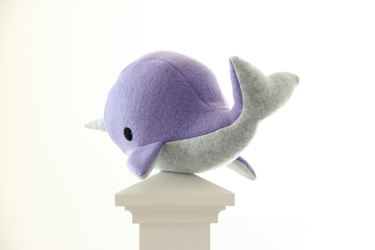 purple narwhal plush